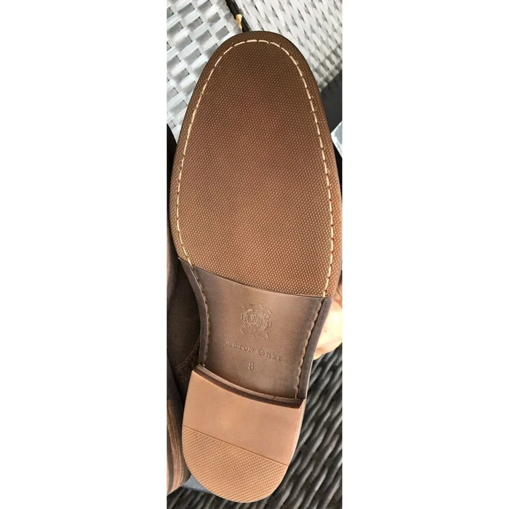 New Aston Grey Collection Legaewet Rust Boots Men 8 Leather Waxed Suede Rts:$199